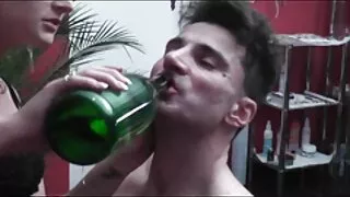 Põnevil stepson farts ema, kuni Kuuma cum
